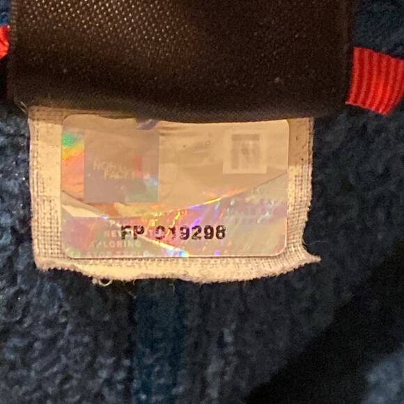 The North Face Women's Blue Fleece Cowl Neck Pullover Sweater Size L - Picture 6 of 7